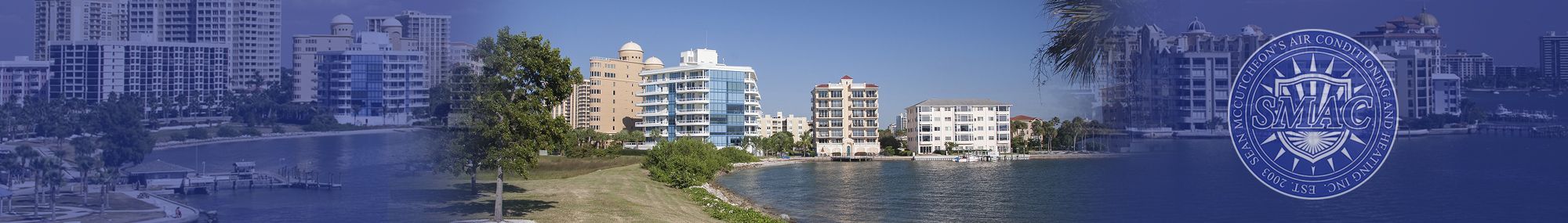 Sarasota skyline collage.